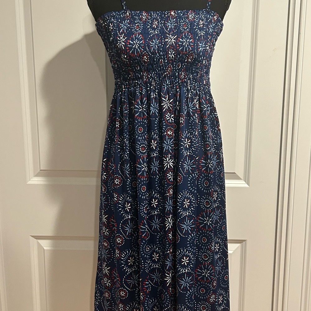 Fireworks Patterned Girl’s  Dress